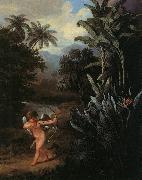 Philip Reinagle Cupid Inspiring the Plants with Love Spain oil painting artist